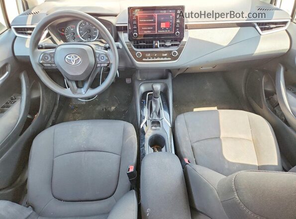 5YFEPRAE5LP077084 2020 TOYOTA COROLLA White Vista del salpicadero