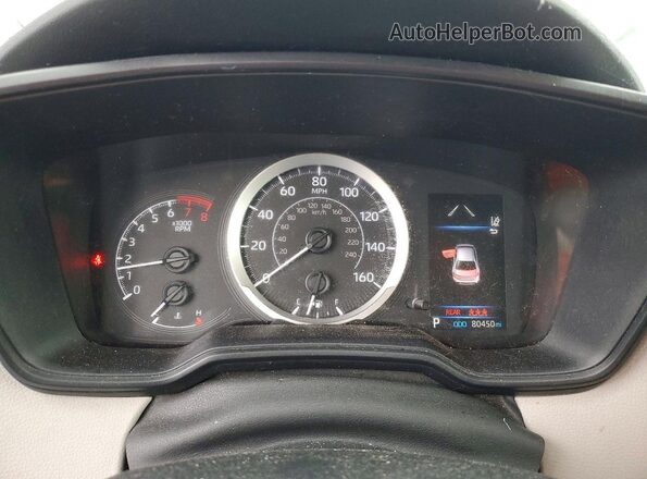 5YFEPRAE5LP095259 2020 TOYOTA COROLLA Blue Widok zestawu wskaźników