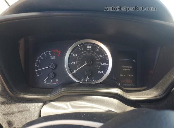 5YFEPRAE5LP097366 2020 TOYOTA COROLLA Silver Вид щитка приладів