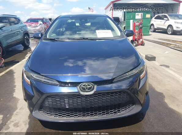 5YFEPRAE5LP107927 2020 TOYOTA COROLLA Blue Vista del cuadro de instrumentos