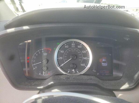 5YFEPRAE5LP111282 2020 TOYOTA COROLLA Blue Вид щитка приладів