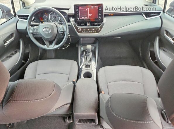 5YFEPRAE5LP111315 2020 TOYOTA COROLLA Silver Dashboard view