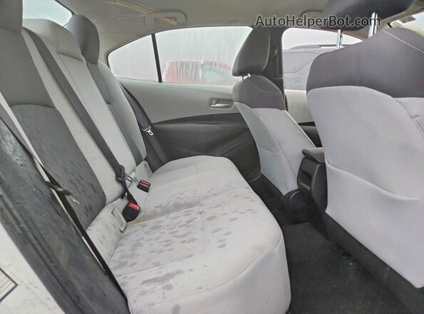 5YFEPRAE7LP030963 2020 TOYOTA COROLLA White უკანა სავარძლების ხედი