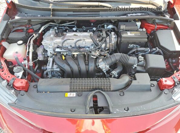 5YFEPRAE7LP057208 2020 TOYOTA COROLLA Red Vista interior trasera