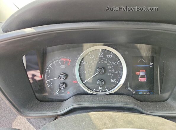 5YFEPRAE7LP141920 2020 TOYOTA COROLLA Silver Vista del cuadro de instrumentos
