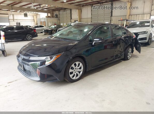 5YFEPRAE8LP032804 2020 TOYOTA COROLLA Black Առջևի ձախ երեք քառորդ տեսարան