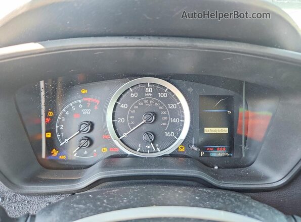 5YFEPRAE8LP034083 2020 TOYOTA COROLLA Black Widok zestawu wskaźników