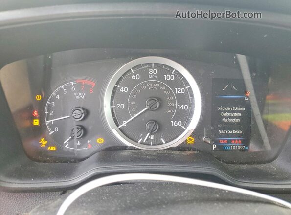 5YFEPRAE8LP068220 2020 TOYOTA COROLLA Blue ხელსაწყოთა პანელის ხედი
