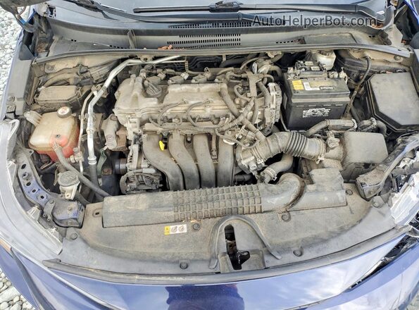 5YFEPRAE8LP068220 2020 TOYOTA COROLLA Blue უკანა სალონის ხედი