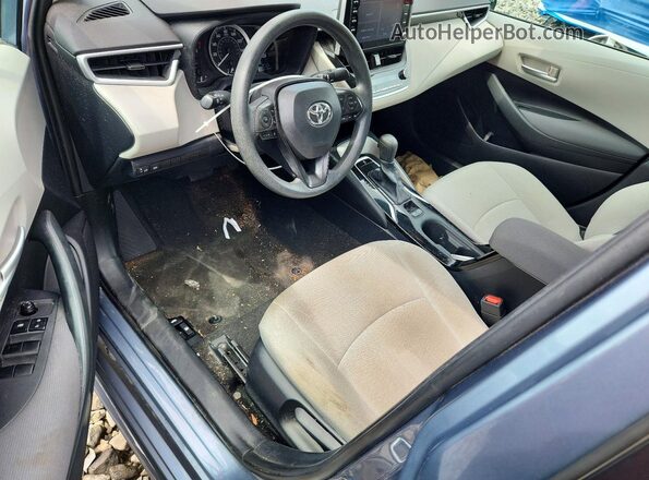 5YFEPRAE8LP100146 2020 TOYOTA COROLLA Blue Вид панелі приладів