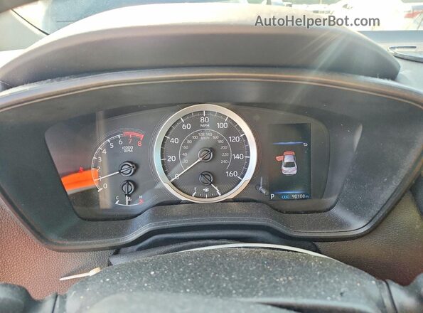5YFEPRAE9LP047702 2020 TOYOTA COROLLA Blue Vista del cuadro de instrumentos