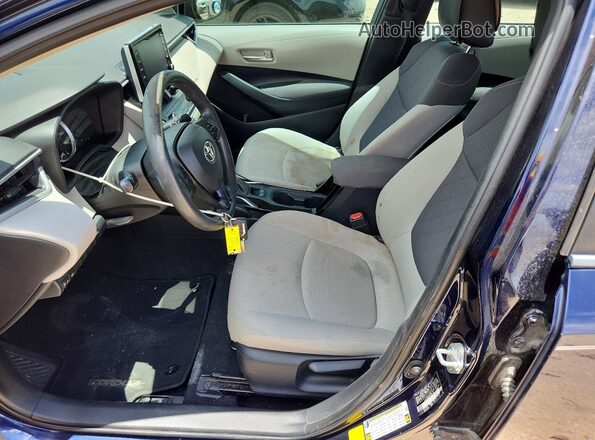5YFEPRAE9LP067755 2020 TOYOTA COROLLA Blue Front interior view