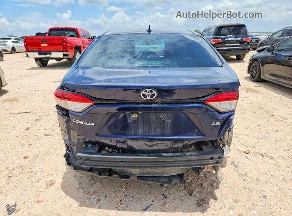 5YFEPRAE9LP067755 2020 TOYOTA COROLLA Blue Rear view
