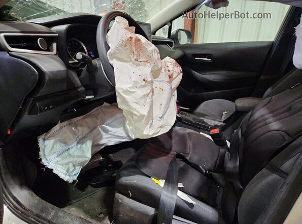 5YFEPRAE9LP119353 2020 TOYOTA COROLLA Silver Widok naklejki z numerem VIN