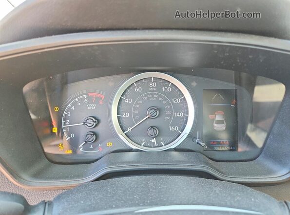 5YFEPRAE9LP139179 2020 TOYOTA COROLLA White Widok zestawu wskaźników
