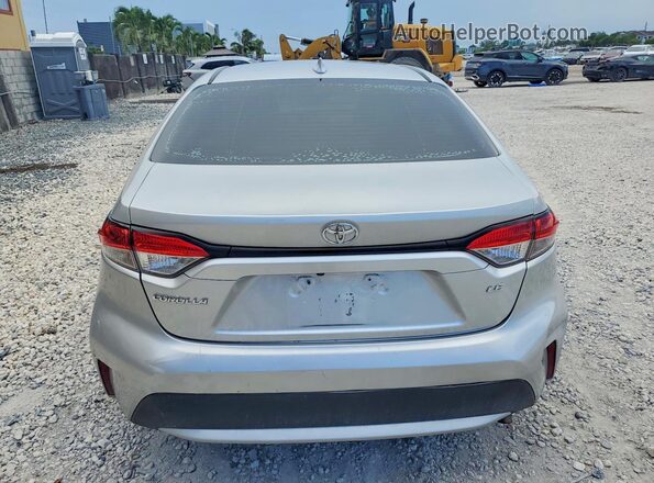5YFEPRAEXLP023103 2020 TOYOTA COROLLA Silver Вид ззаду