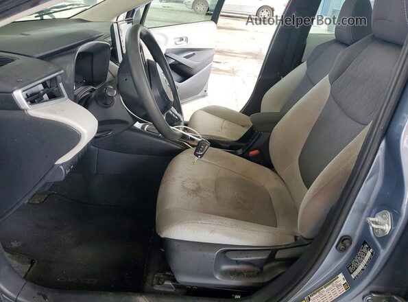 5YFEPRAEXLP033288 2020 TOYOTA COROLLA Blue Widok wnętrza z przodu