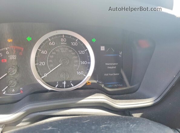 5YFEPRAEXLP051175 2020 TOYOTA COROLLA Silver ხელსაწყოთა პანელის ხედი