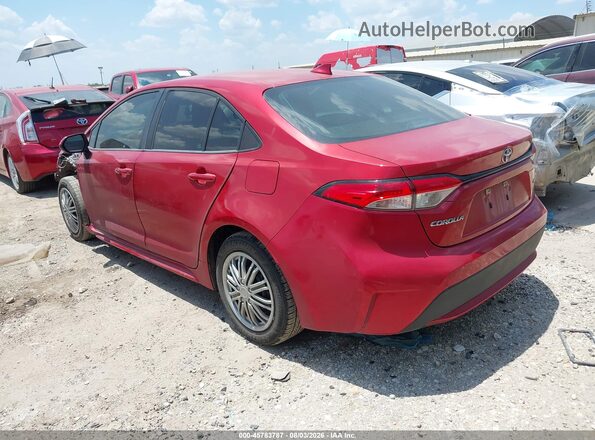 5YFEPRAEXLP069496 2020 TOYOTA COROLLA Red Հետևի ձախ