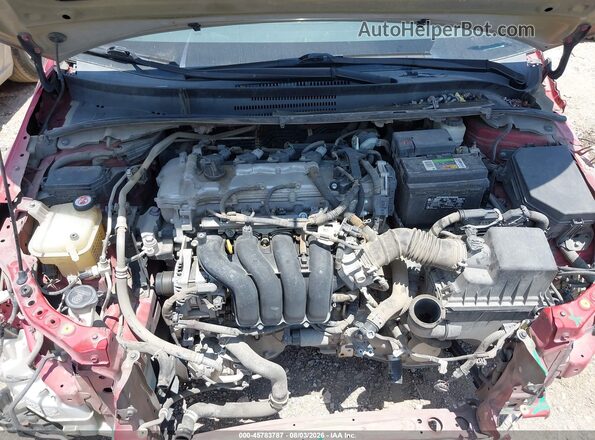 5YFEPRAEXLP069496 2020 TOYOTA COROLLA Red Հետևի տեսք