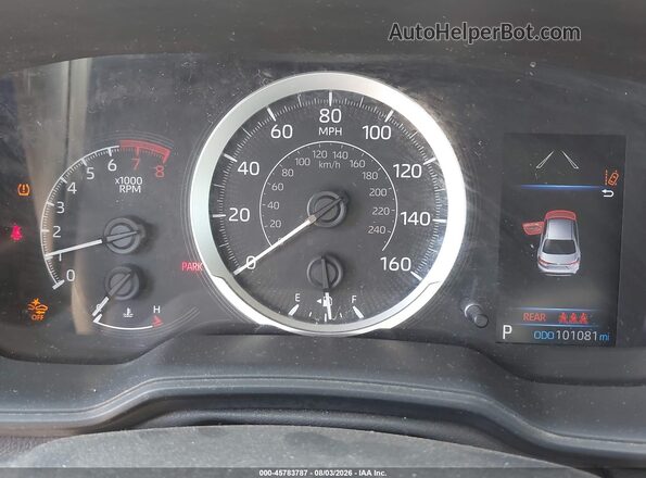 5YFEPRAEXLP069496 2020 TOYOTA COROLLA Red Հետևի նստատեղերի տեսք