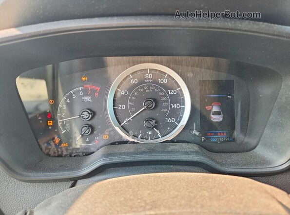 5YFEPRAEXLP108815 2020 TOYOTA COROLLA Blue Widok zestawu wskaźników