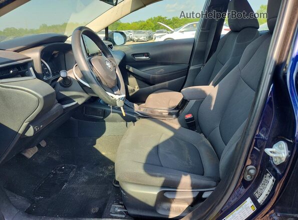 5YFEPRAEXLP108815 2020 TOYOTA COROLLA Blue Widok wnętrza z przodu