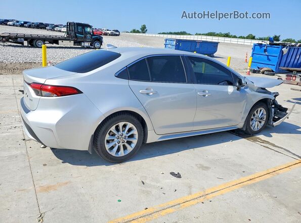 5YFFPMAE0MP191244 2021 TOYOTA COROLLA Silver უკანა მარჯვენა