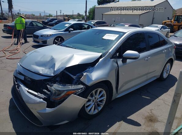 5YFFPRAE0LP134053 2020 TOYOTA COROLLA Silver Передня ліва чверть