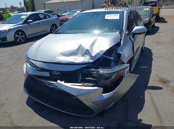 5YFFPRAE0LP134053 2020 TOYOTA COROLLA Silver Вид щитка приладів