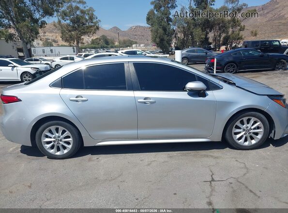 5YFFPRAE0LP134053 2020 TOYOTA COROLLA Silver Вид задньої частини салону