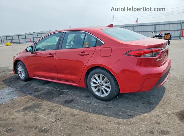5YFFPRAE6LP094755 2020 TOYOTA COROLLA Red Задня ліва чверть
