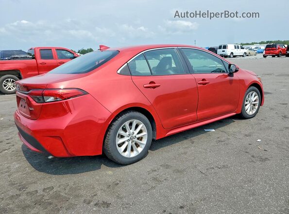 5YFFPRAE6LP094755 2020 TOYOTA COROLLA Red Задня права чверть
