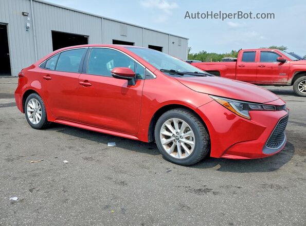 5YFFPRAE6LP094755 2020 TOYOTA COROLLA Red Передня права чверть