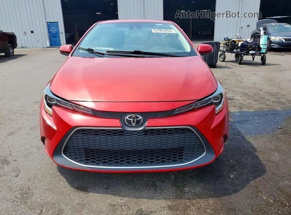 5YFFPRAE6LP094755 2020 TOYOTA COROLLA Red Вид спереду
