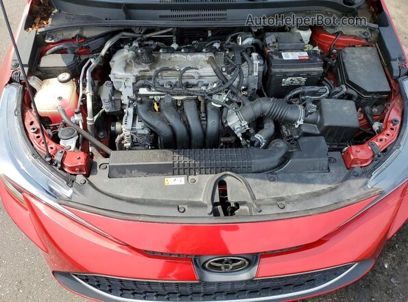 5YFFPRAE6LP094755 2020 TOYOTA COROLLA Red Вид задньої частини салону