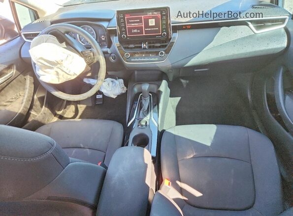 5YFHPMAE3MP149241 2021 TOYOTA COROLLA Синий Вид панели приборов
