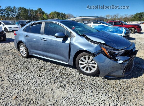 5YFHPMAE3MP149241 2021 TOYOTA COROLLA Синий Передняя правая четверть