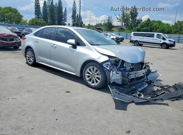 5YFHPRAE7LP012895 2020 TOYOTA COROLLA Silver Delantero derecho