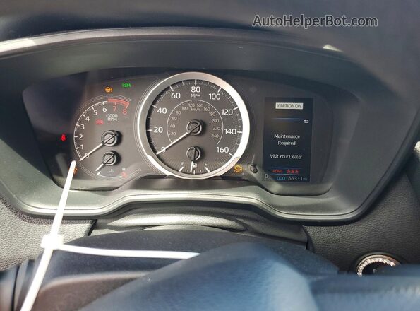 5YFHPRAE7LP012895 2020 TOYOTA COROLLA Silver Vista del cuadro de instrumentos