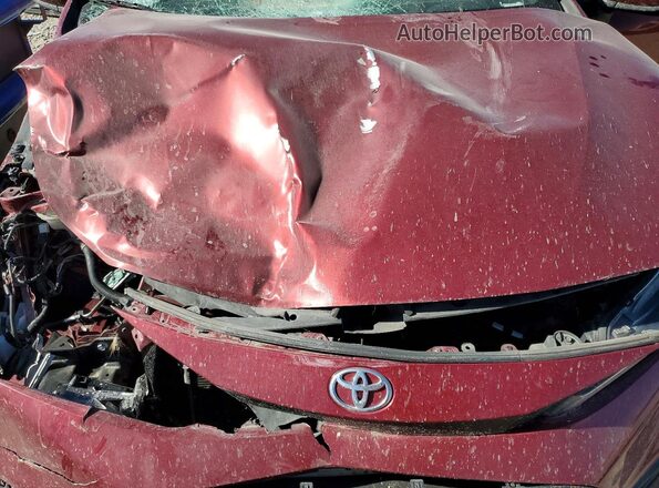 5YFM4MCE6NP131158 2022 TOYOTA COROLLA Burgundy უკანა სალონის ხედი