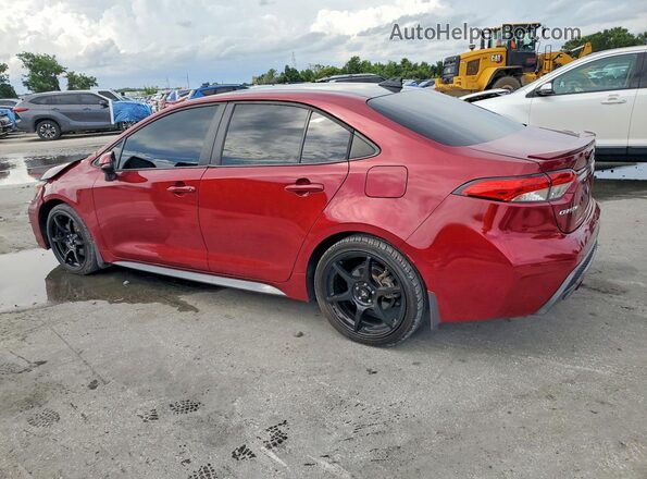 5YFM4MCE7NP112490 2022 TOYOTA COROLLA Red Հետևի ձախ