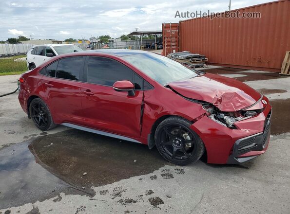 5YFM4MCE7NP112490 2022 TOYOTA COROLLA Red Առջևի աջ
