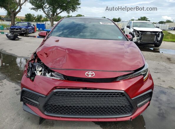 5YFM4MCE7NP112490 2022 TOYOTA COROLLA Red Դիմացի տեսք