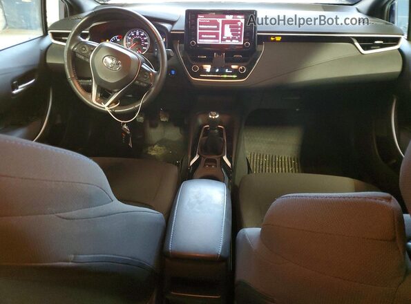 5YFM4MCE7NP131850 2022 TOYOTA COROLLA Blue Вид панелі приладів
