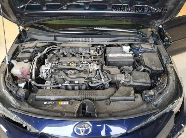 5YFM4MCE7NP131850 2022 TOYOTA COROLLA Blue Вид задньої частини салону