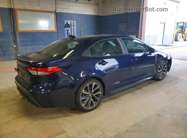 5YFM4MCE7NP131850 2022 TOYOTA COROLLA Blue Задня права чверть