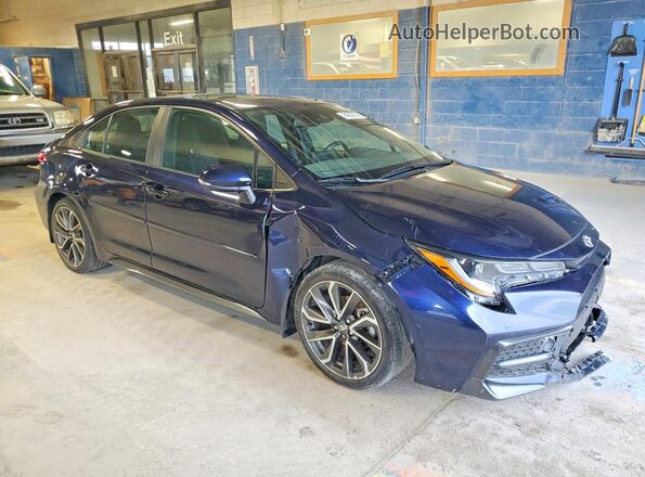 5YFM4MCE7NP131850 2022 TOYOTA COROLLA Blue Передня права чверть