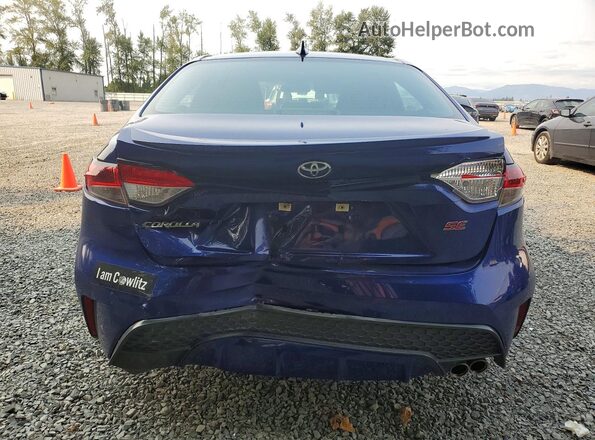 5YFP4MCE1NP119304 2022 TOYOTA COROLLA Blue Vista trasera