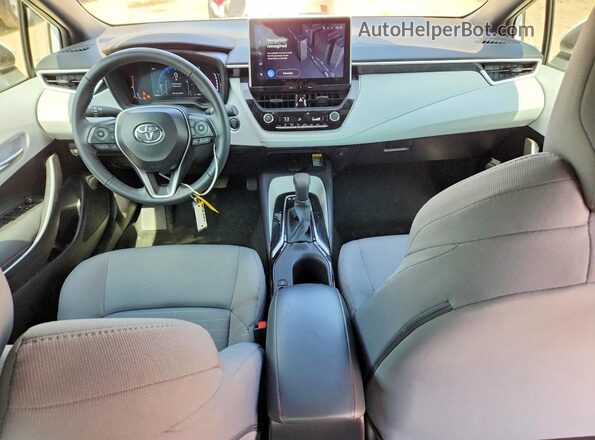 5YFP4MCE1SP237168 2025 TOYOTA COROLLA White Dashboard view